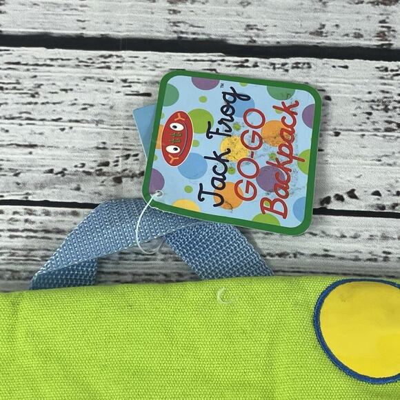 Yottoy Jack Frog Go Go Red Blue Green Back Pack Primary Colors Toddler Pockets - Picture 6 of 12